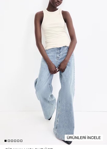 Bej Yuvarlar Yakalı Kadın Atlet - Görsel 2