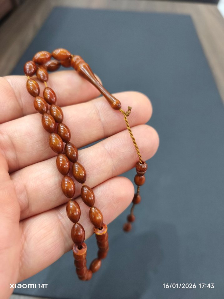 Kahverengi Minimalist Erkek Tesbih - Görsel 2