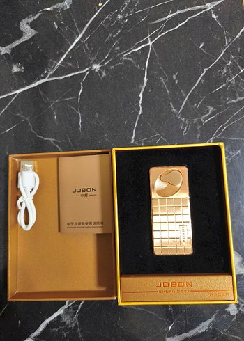 Altın Renkli Parlak USB Çakmak - Görsel 7