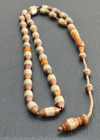 kuka Erkek Tesbih - Kahverengi Tonlarda - Görsel 2