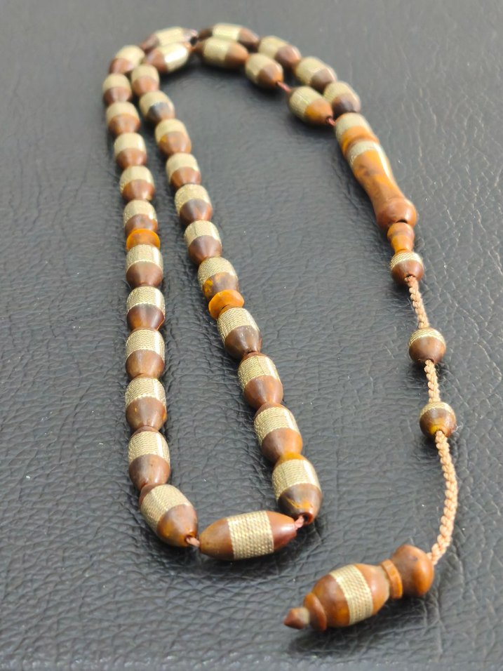 kuka Erkek Tesbih - Kahverengi Tonlarda - Görsel 2