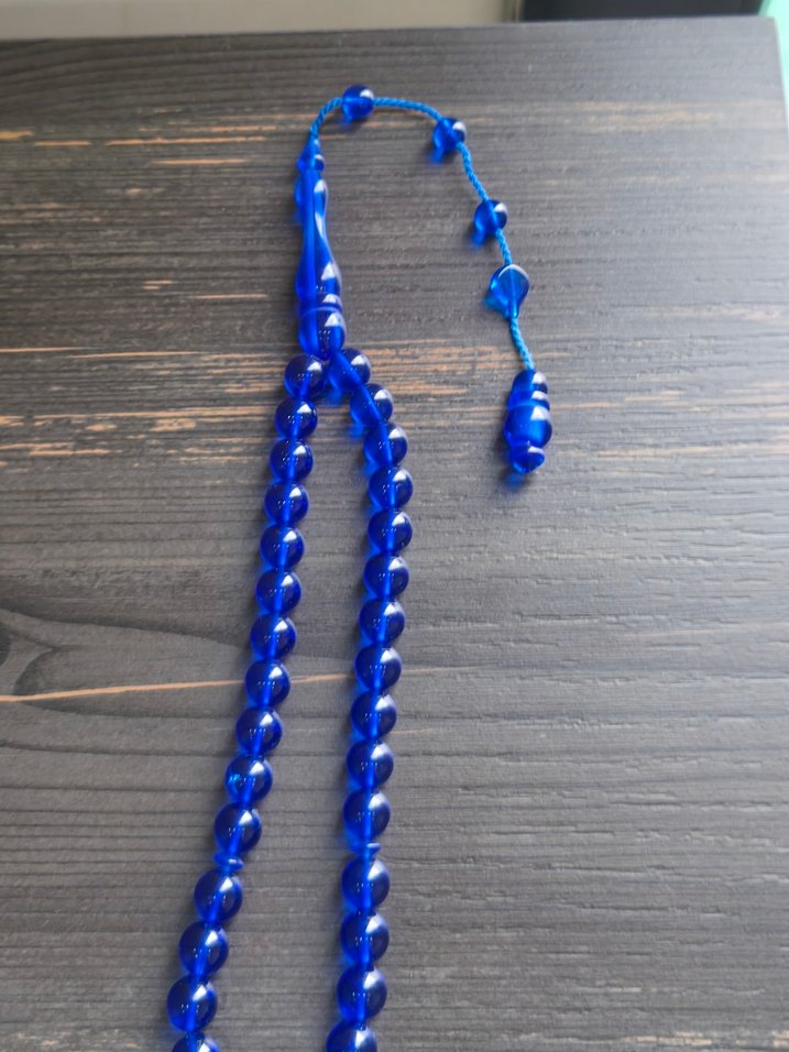 Erkekler İçin Mavi Tesbih - Görsel 2