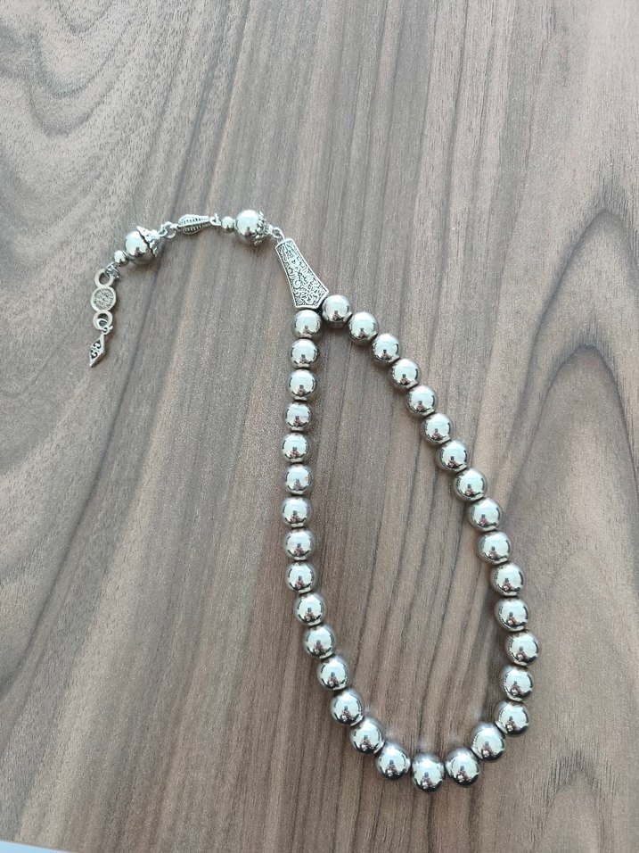 Gri Erkek Tespih Boncukları - Görsel 5