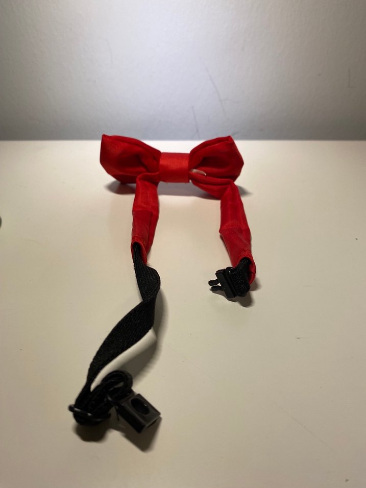 Kırmızı Çocuk Saten Papyon - Görsel 5