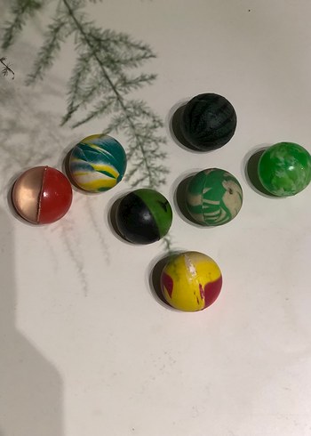 Renkli Karışık Mini Toplar - Görsel 3