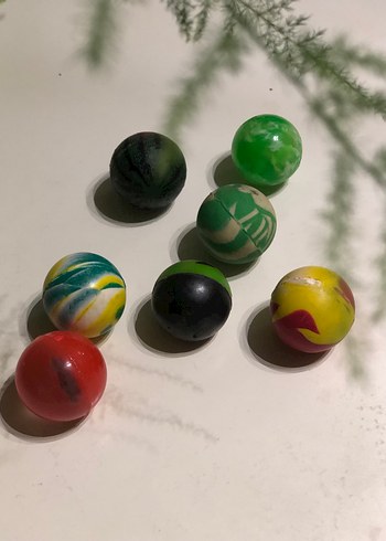 Renkli Karışık Mini Toplar - Görsel 2