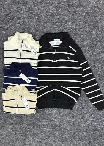 Çizgili Yün Kazak - Görsel 2