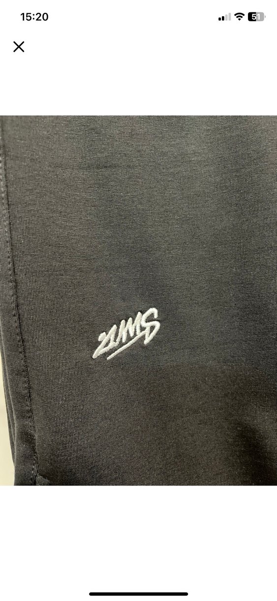 Siyah Fermuarlı Rahat Spor Eşofman - Görsel 2