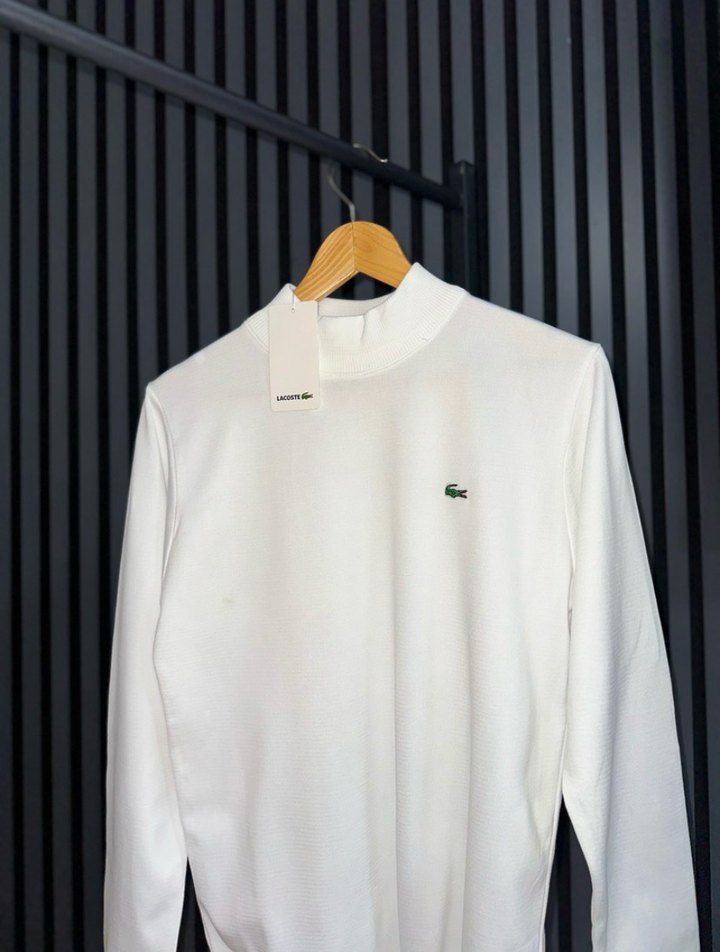 Erkek Beyaz Boğazlı Sweatshirt - Görsel 2