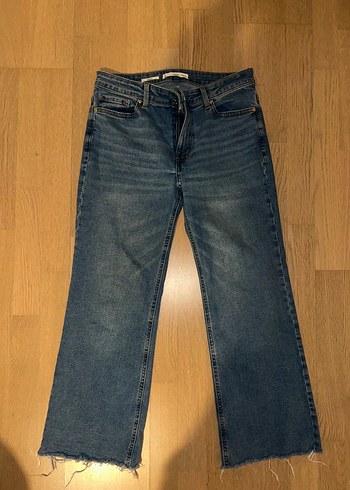 Mango Crop Sienna Mavi Denim Jean 40 Kisa Boy