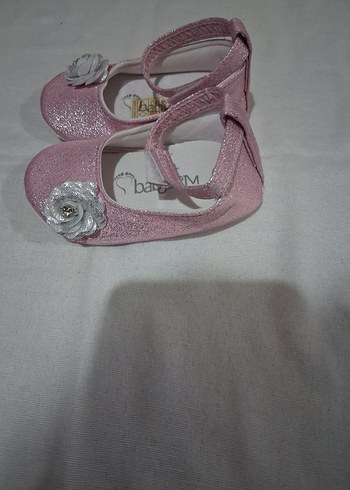 Kız Çocuk Pembe Fırfırlı Babet - Görsel 2