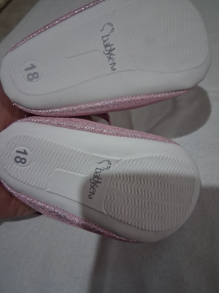 Kız Çocuk Pembe Fırfırlı Babet - Görsel 4