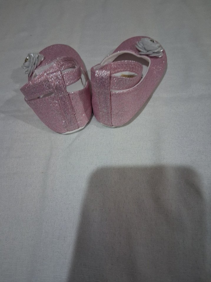 Kız Çocuk Pembe Fırfırlı Babet - Görsel 3