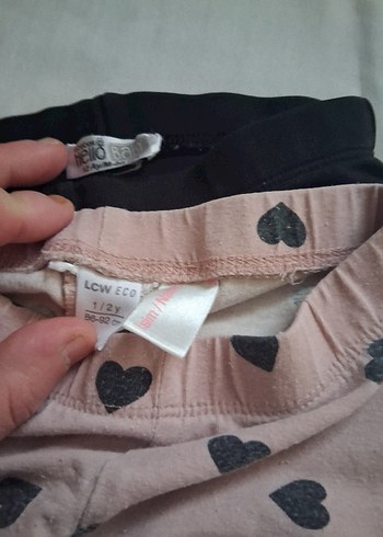 Kız Çocuk Siyah Dar Kesim Tayt - Görsel 4