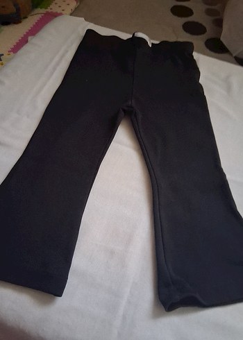 Kız Çocuk Siyah Dar Kesim Tayt - Görsel 3