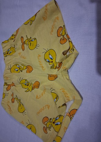 Sarı Tweety Baskılı Çocuk İç Giyim Takımı - Görsel 3