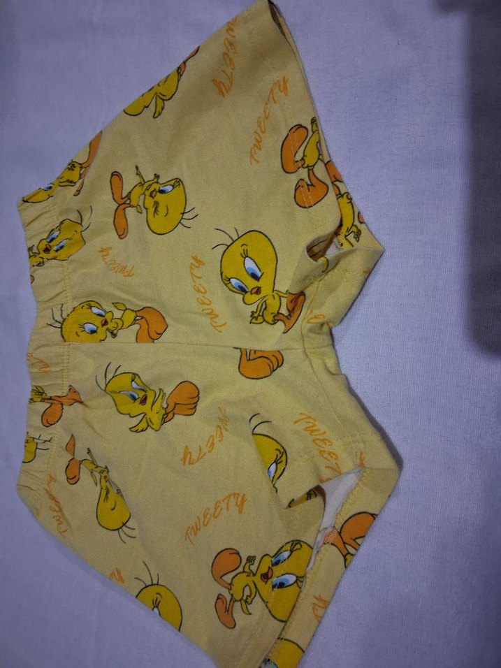 Sarı Tweety Baskılı Çocuk İç Giyim Takımı - Görsel 3