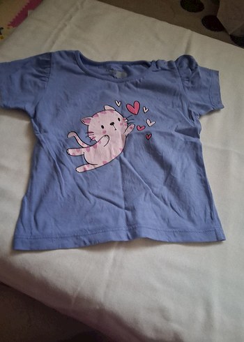 Kız Çocuk Çok Renkli Pamuklu Tişörtler - Görsel 2