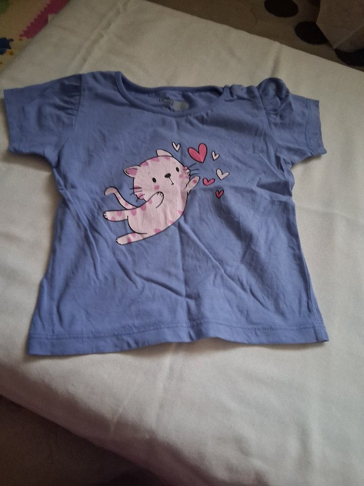 Kız Çocuk Çok Renkli Pamuklu Tişörtler - Görsel 2