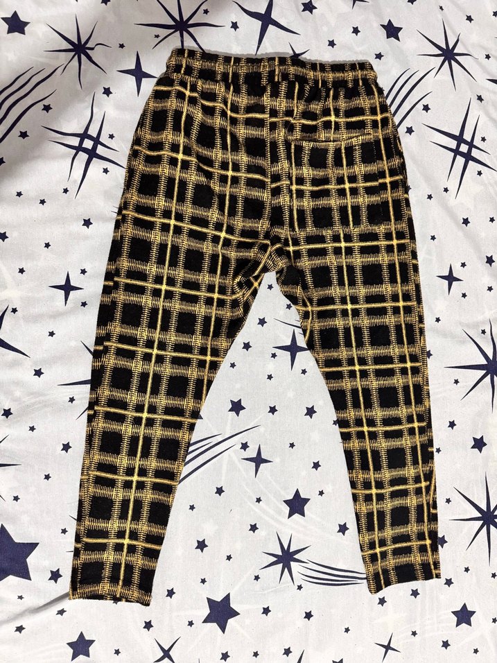 Erkek  Altın Renkli Rahat Kesim Şalvar Eşofman - Görsel 2