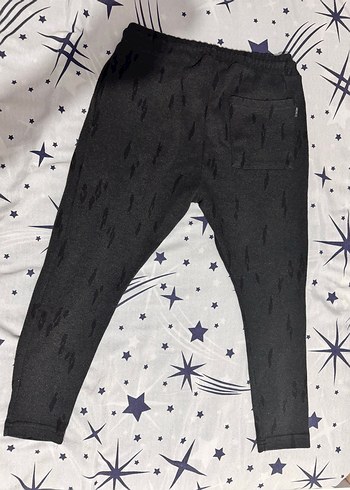 Gri Erkek Salaş Kesim şalvar eşofman - Görsel 3