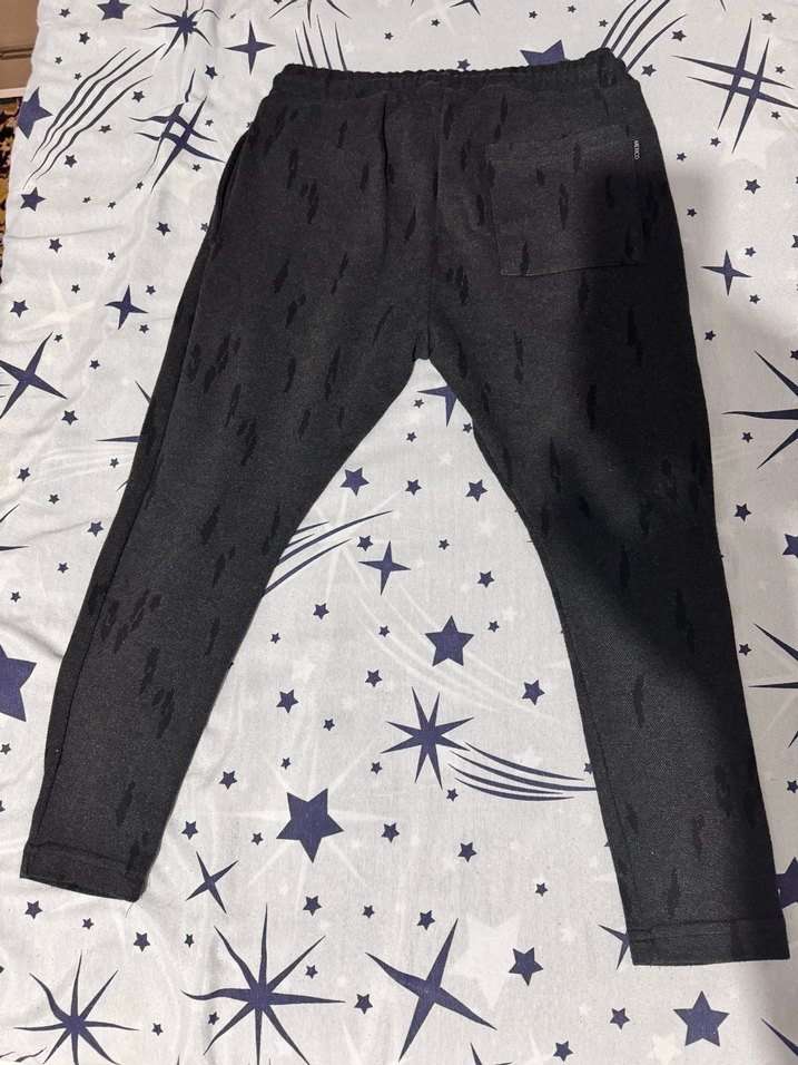 Gri Erkek Salaş Kesim şalvar eşofman - Görsel 2