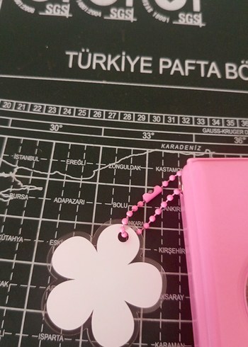 Pembe Parlak Kalp Pencereli Kız Aksesuarı - Görsel 3