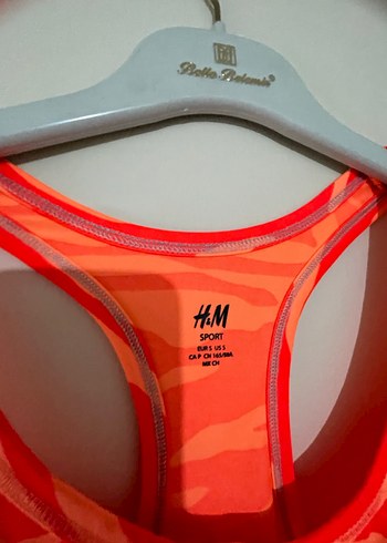 Kolsuz V Yaka Turuncu Pilili Atlet - Görsel 2