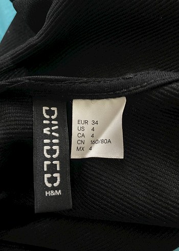 Siyah V Yakalı Mini Kadın Elbise - Görsel 3