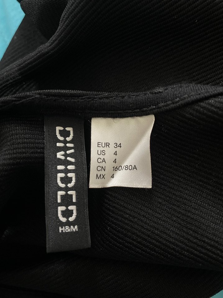 Siyah V Yakalı Mini Kadın Elbise - Görsel 3