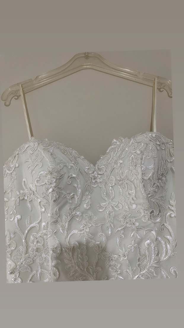 Dantel İşlemeli Nikah - İsteme - Söz - Nişan Elbisesi - Görsel 5