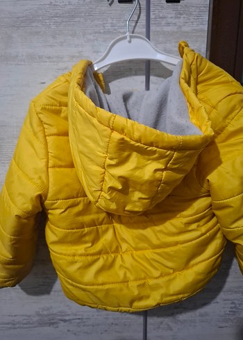 Sarı Fermuarlı Erkek Çocuk Mont - Görsel 3