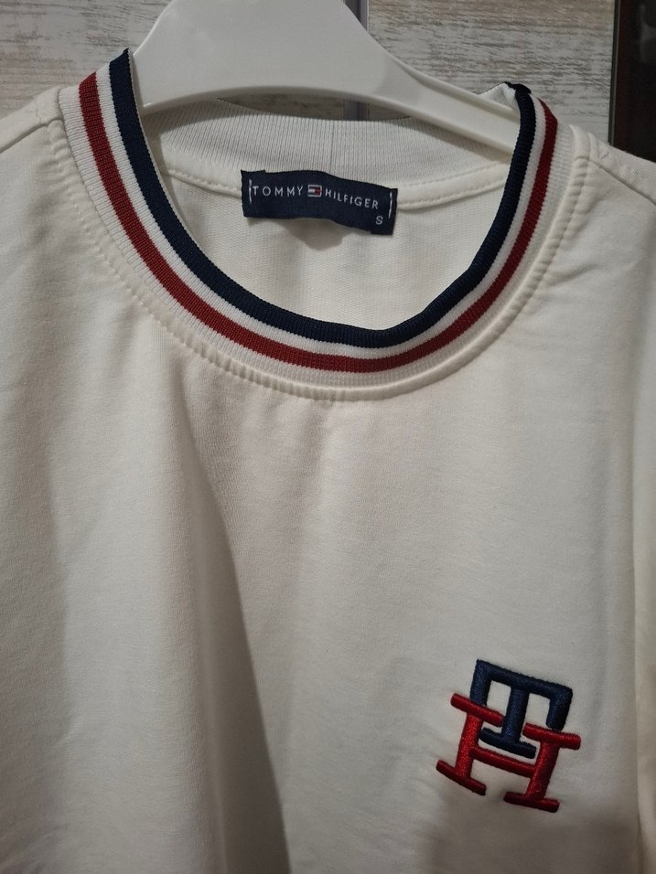 Tommy Hilfiger Erkek Beyaz Sweatshirt - Görsel 3