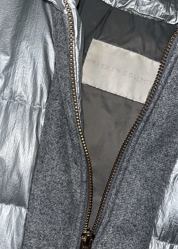 Kadın Gümüş Mont - Görsel 3