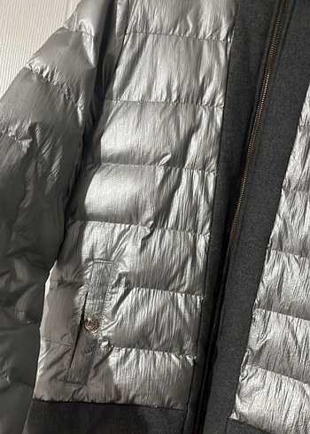 Kadın Gümüş Mont - Görsel 2