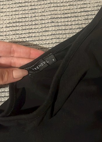 Siyah yarım kol body - Görsel 2