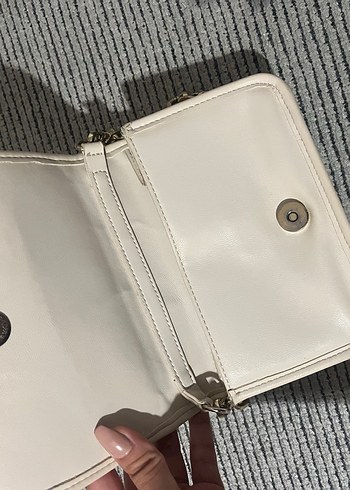 Bershka krem çanta - Görsel 3