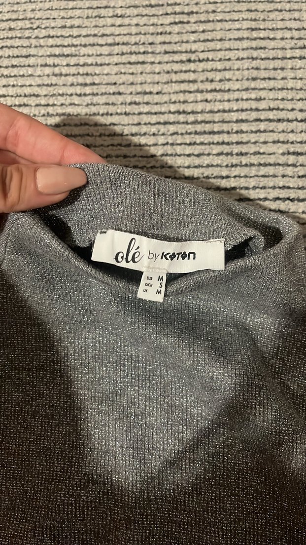 Gri simli üst - Görsel 2