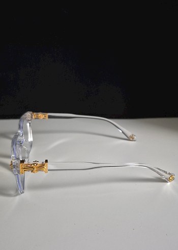 Chrome Hearts Şeffaf Gözlük - Görsel 3