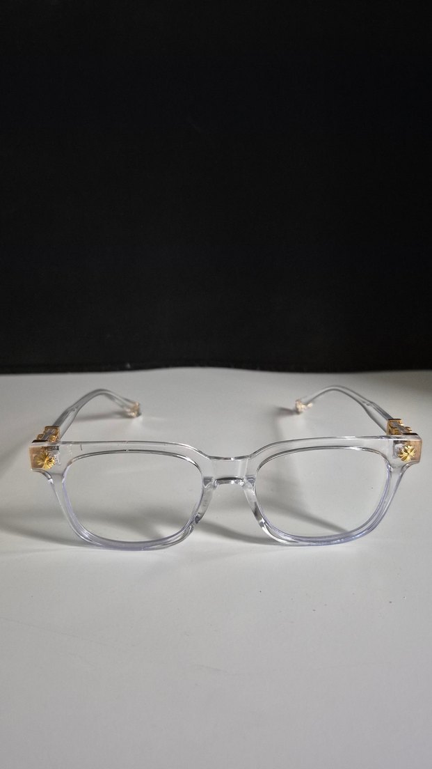 Chrome Hearts Şeffaf Gözlük - Görsel 2