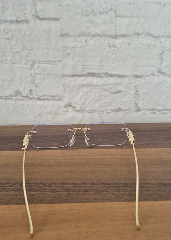 Unisex Cartier Çerçevesiz Gözlük - Görsel 2