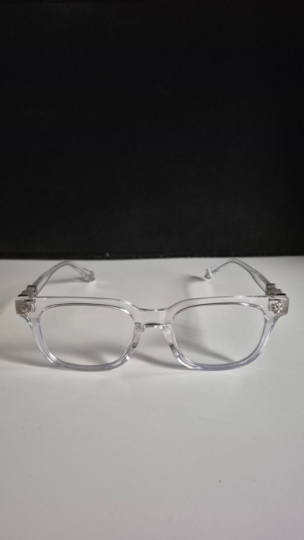 Chrome Hearts Şeffaf Gözlük - Görsel 2