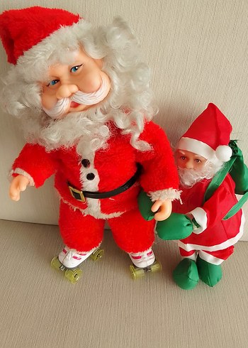 Patenli Kırmızı Noel Baba Figürü ve hediye Noel Baba - Görsel 6