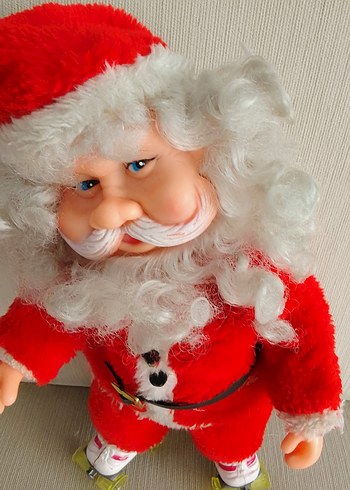 Patenli Kırmızı Noel Baba Figürü ve hediye Noel Baba - Görsel 2