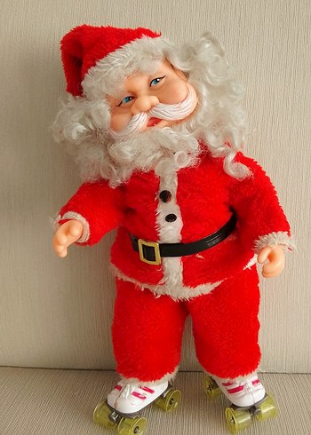 Patenli Kırmızı Noel Baba Figürü ve hediye Noel Baba - Görsel 3