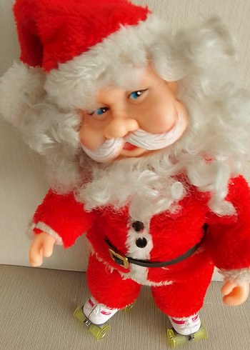 Patenli Kırmızı Noel Baba Figürü ve hediye Noel Baba - Görsel 4