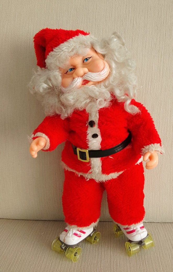 Patenli Kırmızı Noel Baba Figürü ve hediye Noel Baba - Görsel 3