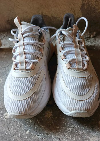 Gri Platform Topuklu Bağcıklı Spor Ayakkabı orijinal - Görsel 2