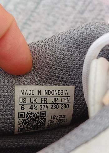 Gri Platform Topuklu Bağcıklı Spor Ayakkabı orijinal - Görsel 5