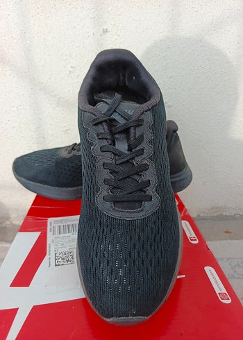 Siyah Gri Erkek Spor Ayakkabı Velcro orijinal - Görsel 2